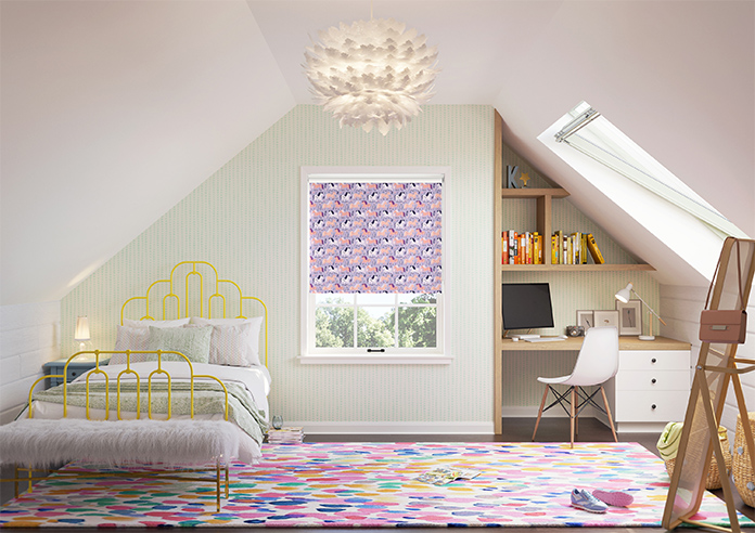 Pony Pals, Lilac - Roller Blind - Image 8